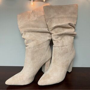 Women's Suede Tan Boots